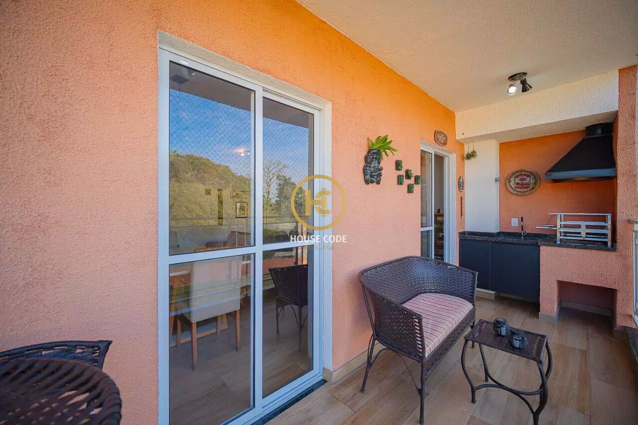 Apartamento Chácara Pavoeiro CotiaSão Paulo AP0539 27 Apartamento na Chácara Pavoeiro, em Cotia, com 89 m², suíte, varanda gourmet com churrasqueira e condomínio completo.