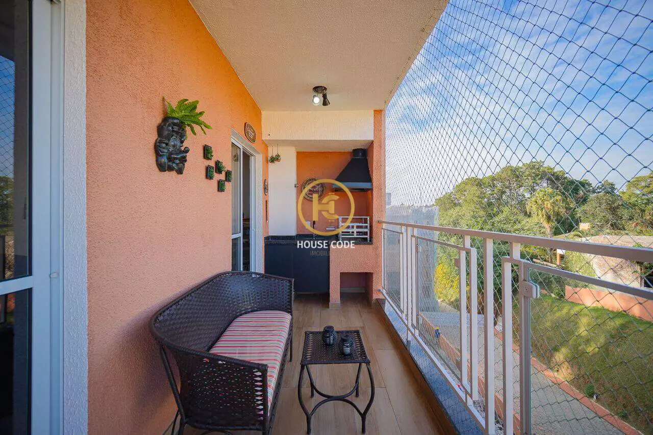 Apartamento Chácara Pavoeiro CotiaSão Paulo AP0539 28 Apartamento na Chácara Pavoeiro, em Cotia, com 89 m², suíte, varanda gourmet com churrasqueira e condomínio completo.