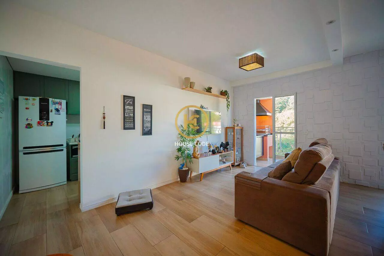 Apartamento Chácara Pavoeiro CotiaSão Paulo AP0539 32 Apartamento na Chácara Pavoeiro, em Cotia, com 89 m², suíte, varanda gourmet com churrasqueira e condomínio completo.